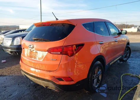 2018 Hyundai Santa Fe Sport 2.4L from USA, damaged, VIN 5XYZT3LB5JG562176